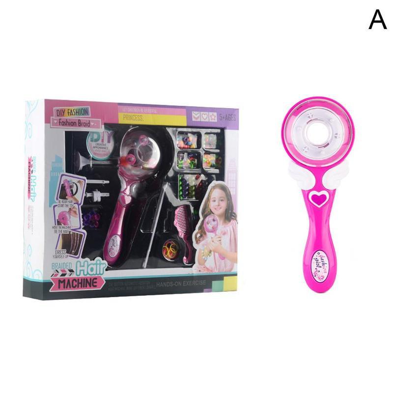 Automatic Hair Braider Toy DIY Stylish Braiding Hairstyle Tool Twist Braider Machine Hair braid Weave Roller Toys For Girl: A