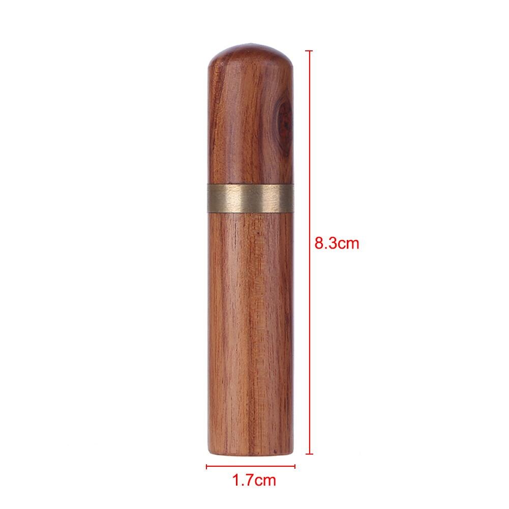 Hand Naaien Naalden Opslag Buis Diy Houten Doos Lederen Breien Borduren Gereedschap Naaien Naald Houder Storage Case