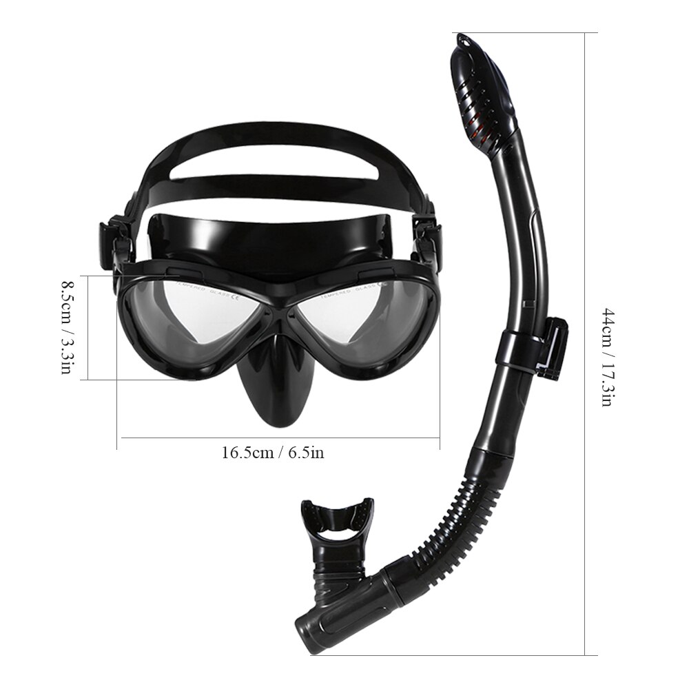 Kids Adult Scuba Diving Mask Tube Set Snorkeling Mask Goggles Glasses Swimming Diving Equipment Dry Snorkel Swimming Pool