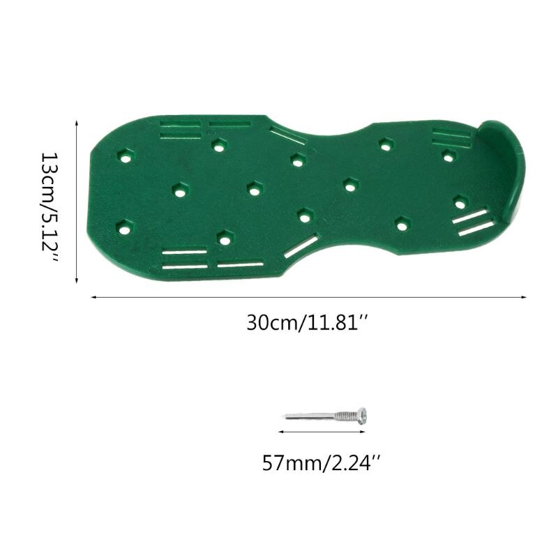 Paire d'aérateur de pelouse, sandales, pointes d'herbe, coupe-ongles, outil de jardin 4XFD