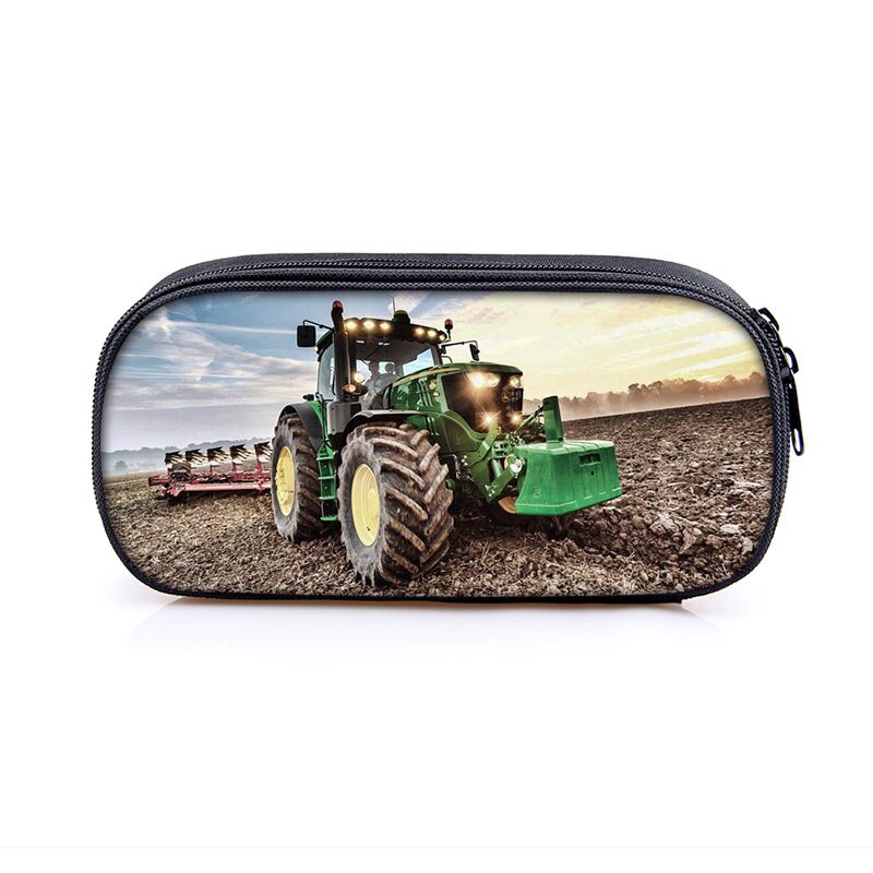 Bauernhof Traktor drucken Kosmetik fallen Bleistift Tasche Jungen Mädchen Stationäbetreffend Tasche freundlicher Schule fallen freundlicher Bleistift Kasten Schule Lieferungen Taschen: dqbbftractor08cw