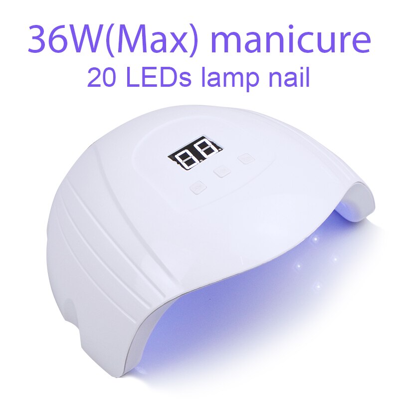 120W Uv Lamp Voor Nail Droger 60Pcs Uv Led Lamp Nail Lamp Voor Curing Alle Gels Builder Polish vernis Manicure Salon Nail Art Gereedschap: Y6 Nail Lamp