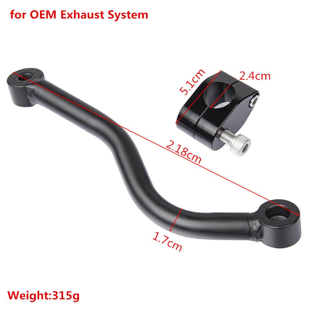 Motorcycle Exhaust Hanger Bracket Muffler Pipe Bracket Mount Holder For BMW G310R G310 R Black