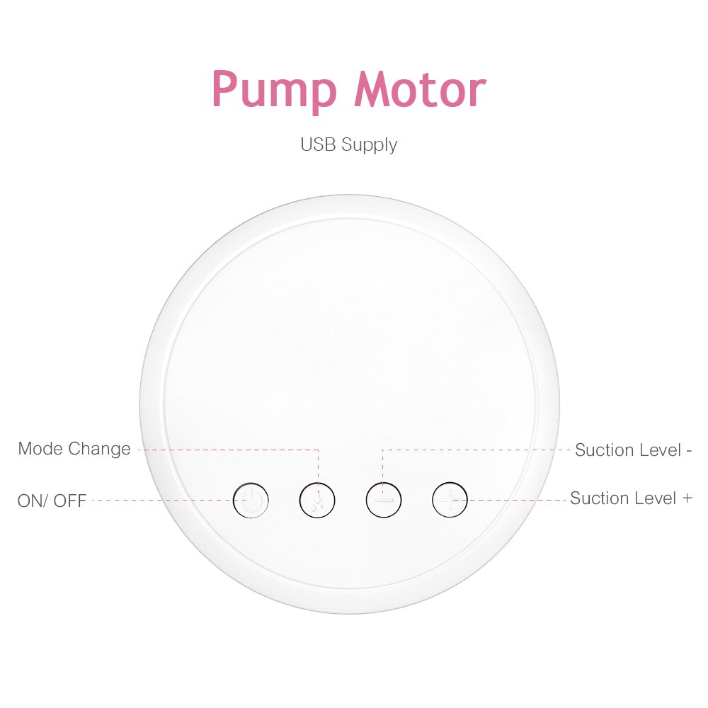 Portable Double Electric Breast Pump Silicone + PP Dual Mode of Massaging & Pumping Quite Milk Breasting Pumping for Home Travel