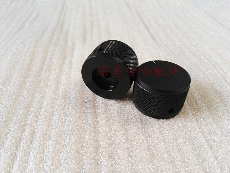 1Pcs Aluminium Knop Potentiometer Knop 38*25Mm Gekartelde Potentiometer Cap Auto Knop Switch Cap Encoder Voor Versterker power Knoppen