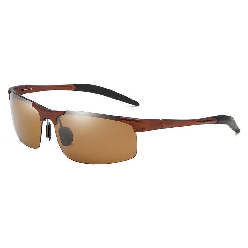 Night Vision Photochromic Polarized Aluminum Sunglasses for Men