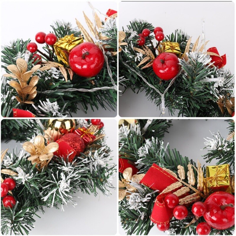 vidaXL Kerstslinger met LED's en kerstballen 10 m PVC groen vidaXL Kerstslinger met LED's en kerstballen 10 m PVC groen