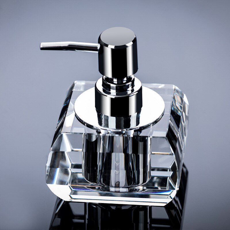 Hause Transparent Kristall Glas Hand Sanitizer Seife Flasche Kreative Europäische Presse Hotel Flüssigkeit Seife Dispenser Seife Lotion Flasche: style 3 / 100ml