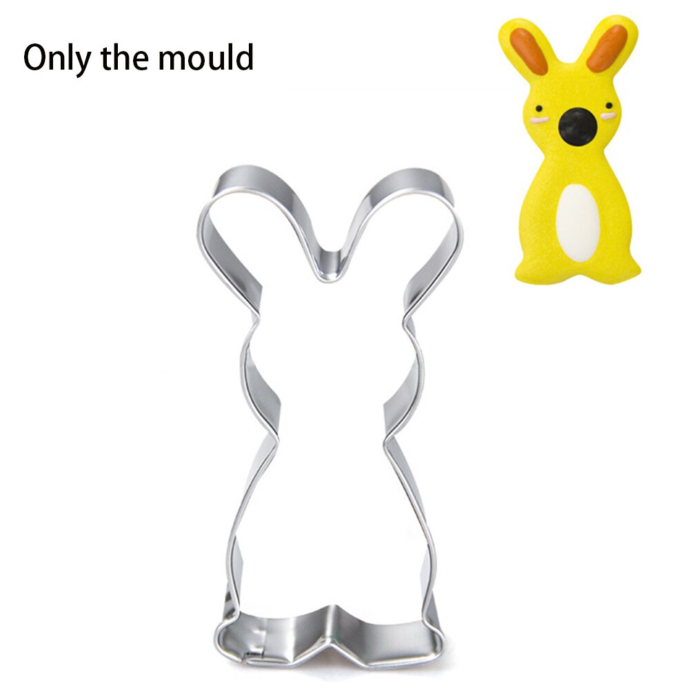 Cutting Rabbit Mold Home Bakeware Eco-friendly Cookie Cutter Cute Reusable Baking Gadget Cake Tool Stainless Steel Kitchen