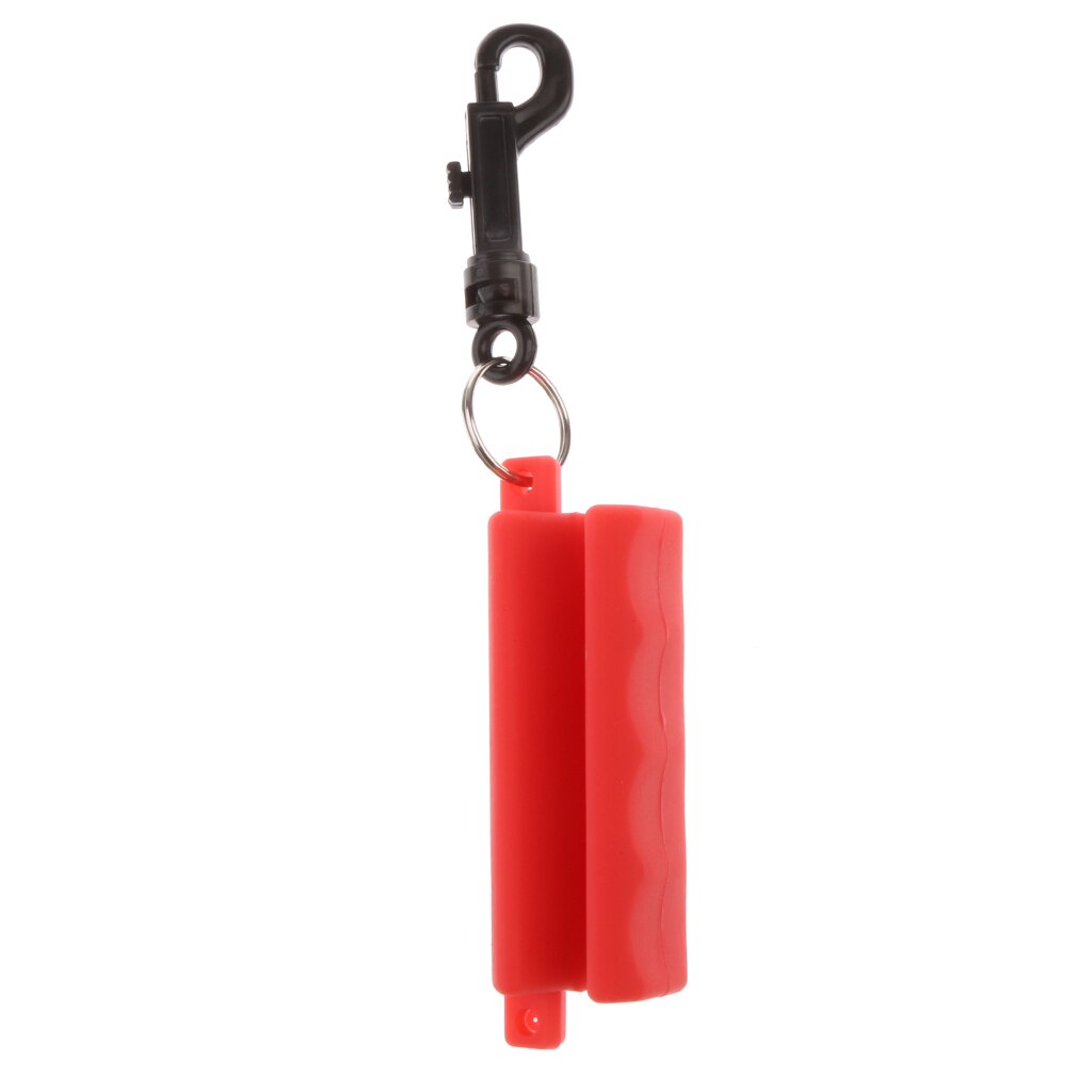Pinza extractora de flecha de tiro con arco de silicona, removedor de objetivo 3D, accesorios geniales para extractor con herramienta de llavero: Red