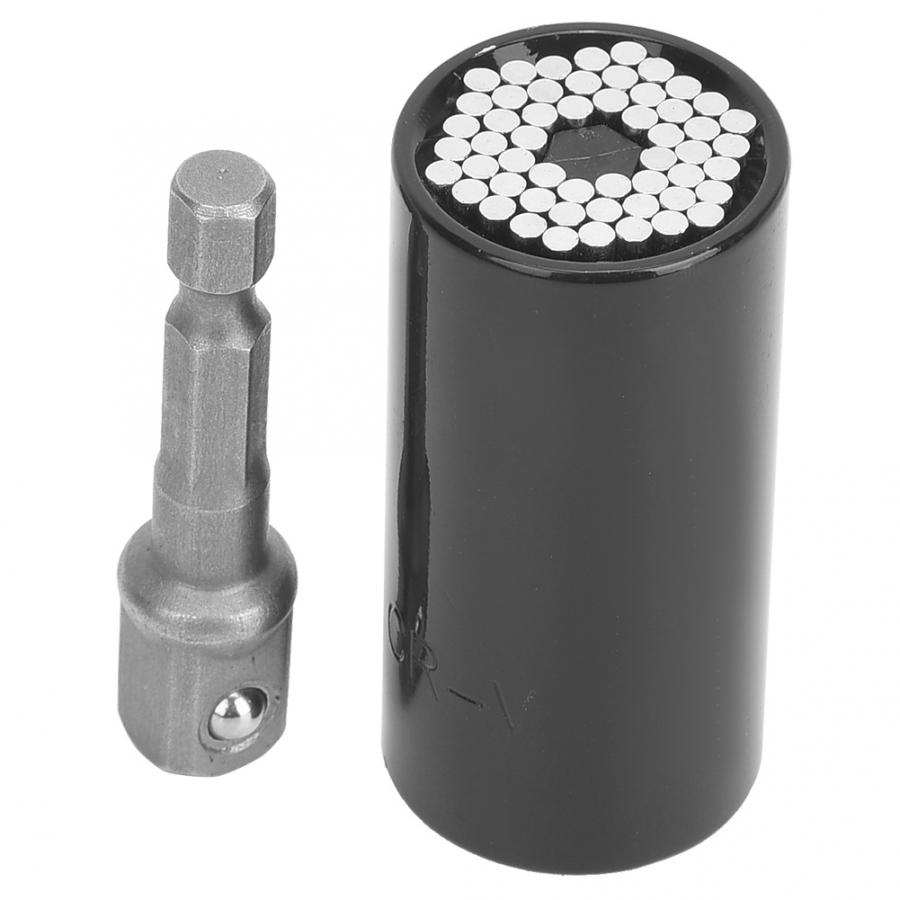 Universal Torque Wrench Head Set Socket Sleeve 7~19mm 1/4~3/4in Power Drill Ratchet Bushing Spanner Magic Key Grip Hand Tools