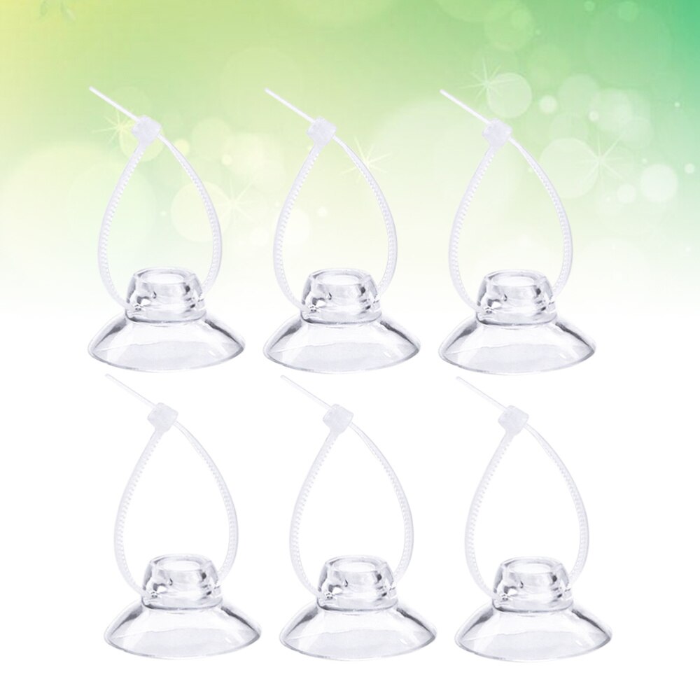 16Pcs Plastic Clear Suction Cup Transparent Sucker Hangers without Hooks for Kitchen Office Bathroom