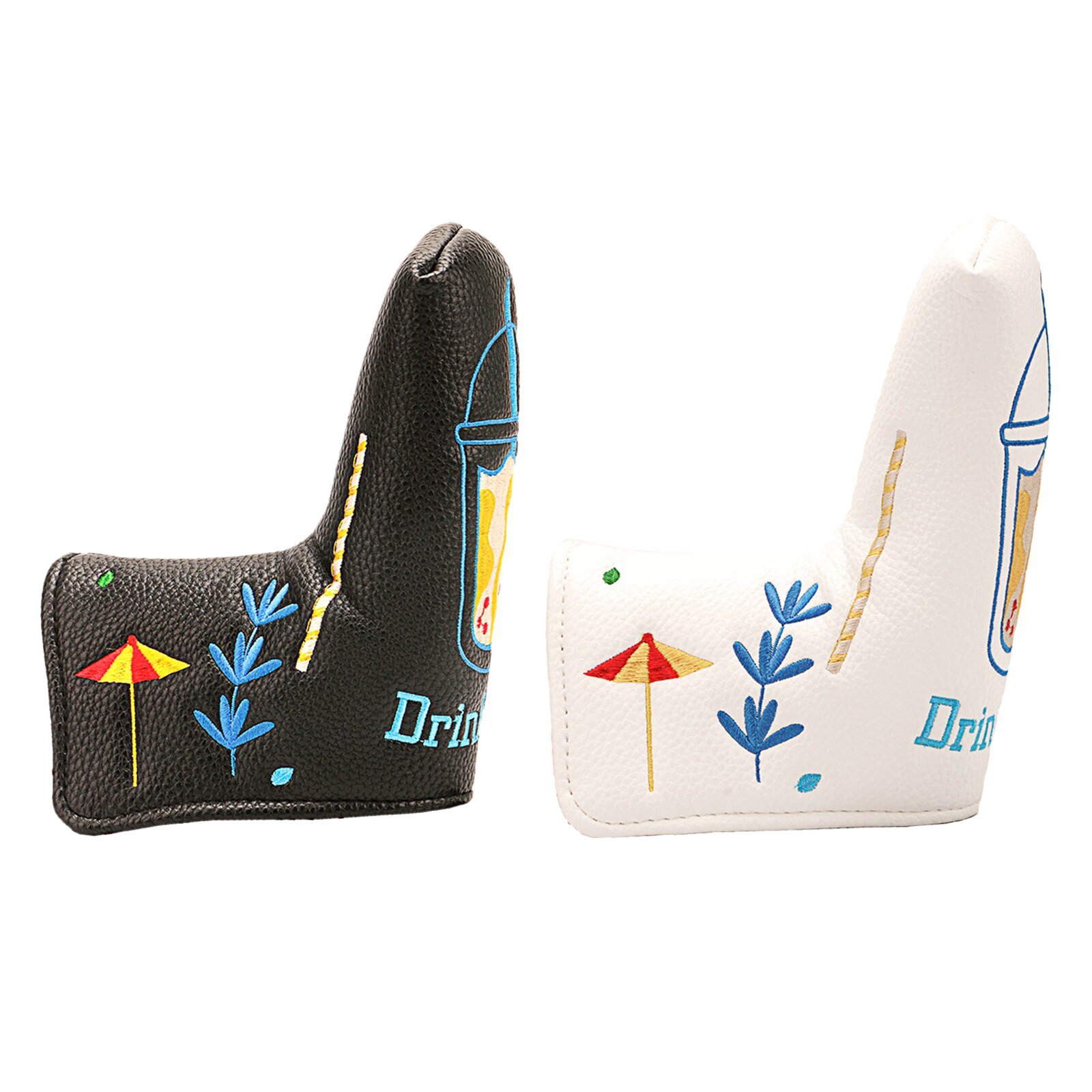 Waterproof PU Leather Golf Club Head Cover Funny Blade Putter Headcover Protector Sleeve Replacement Cover Accessories