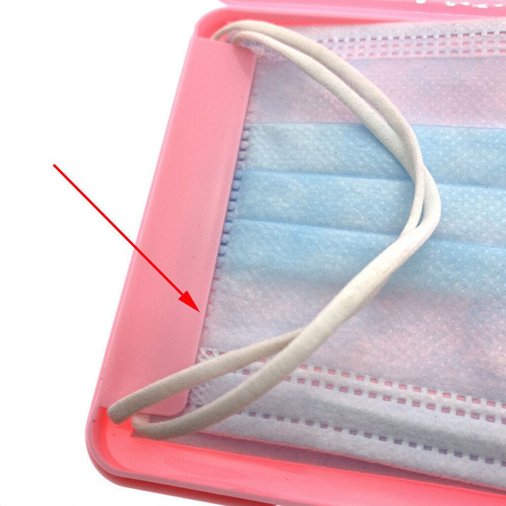 5Portable Face Masks -Keeper Storage Clip Foldable Organizer Storage Folder Clip