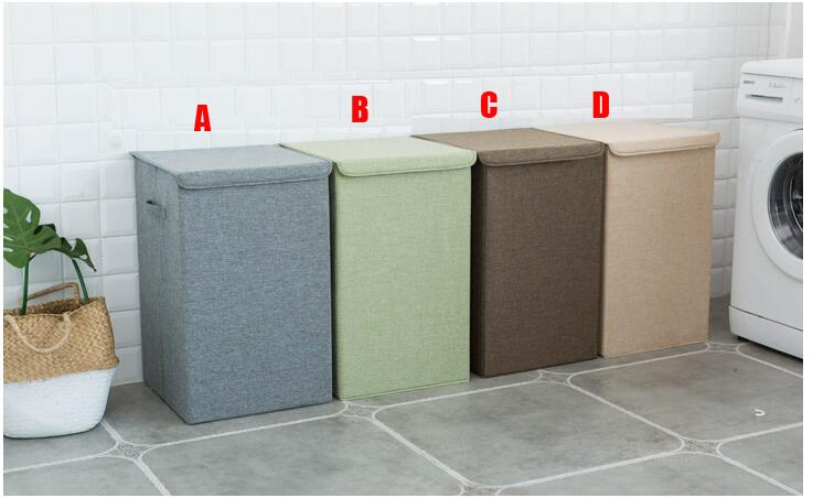 Cesto de almacenaje de ropa sucia lavable grande para el hogar cesta de la ropa para el dormitorio Cubo de almacenamiento: 34 X 34 X 56CM / B