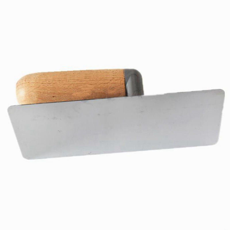 2PC Stainless Steel Mortar Board Home Craftsman Trowel Construction Bracket Plastering Batch Wall Shovel Putty Tool