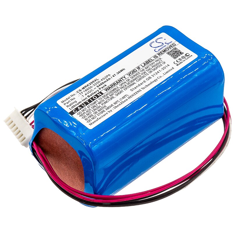 Bluetooth Speaker Batterij CS-MRK200XL Voor Marshall Kilburn Ii, Kilburn Ii V2 Cameron Sino Oplaadbare Lautsprecher 6400Mah