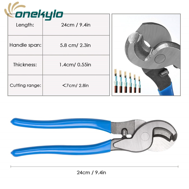 HX-50B Battery cable lug crimping tool wire crimper hand ratchet terminal crimp pliers for 6-50mm² 1-10AWG with cable cutter