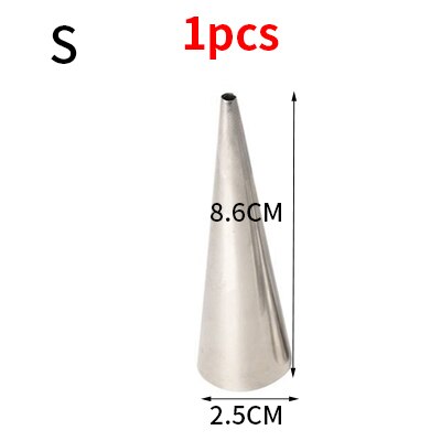 Multi-style keuken bakken taartdecoratie gereedschap siliconen glazuur spuitzak slagroom spuitzak roestvrijstalen spuitmond converter gereedschap: Stijl ik