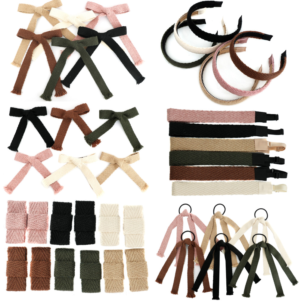 fascia per capelli a spina di pesce Forcine carine fascia per capelli per ragazze Barrettes clip solida Copricapo per bambini Accessori per capelli moda arco cl