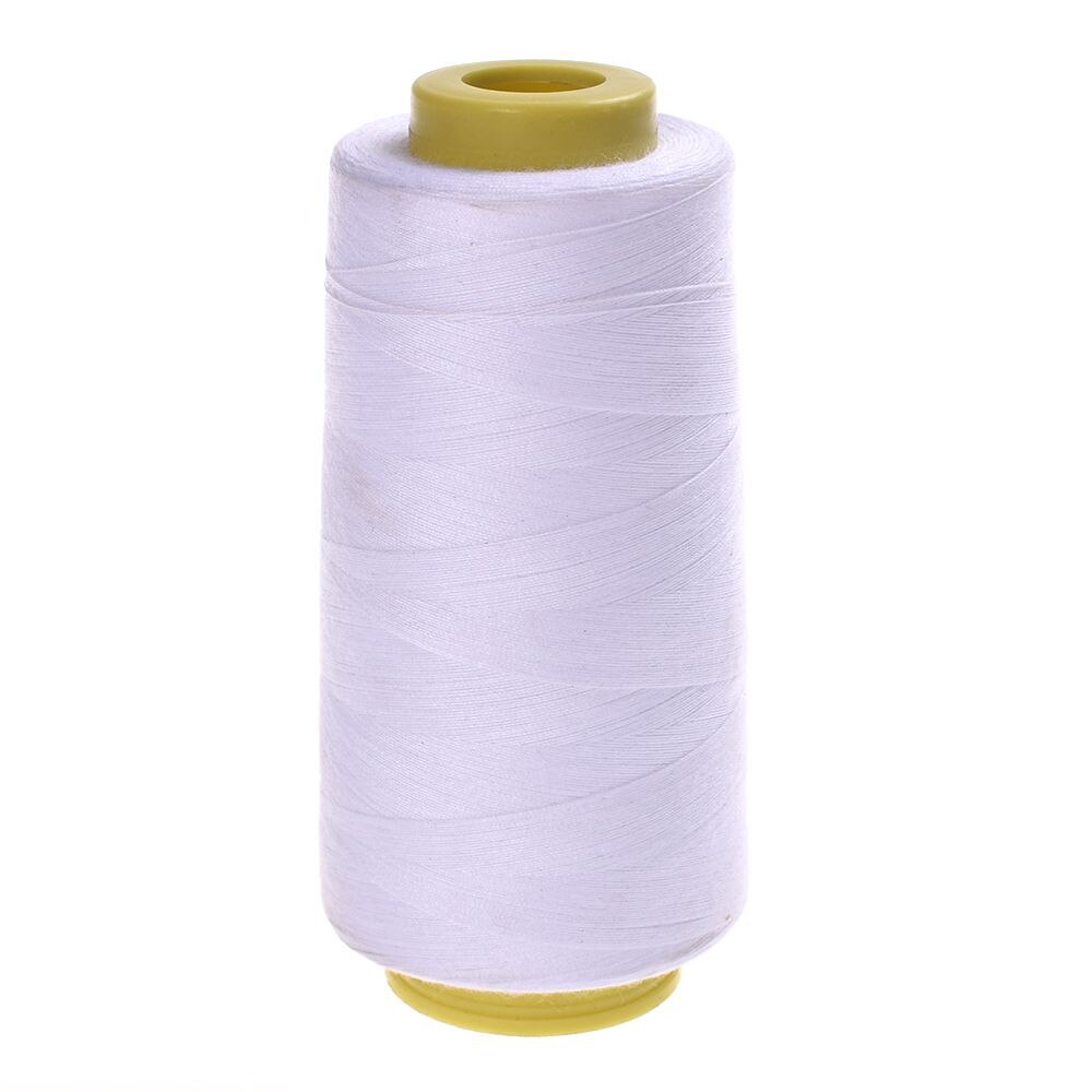 Bedste 3000m polyester yards sytråd sort og hvid industrisnor gør-det-selv-stærke og holdbare sytilbehør til tøj