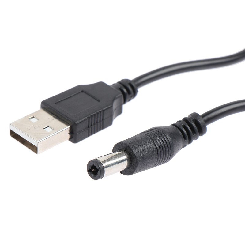 1Pc Usb 5V Charger Power Cable Dc 5.5 Mm Plug Jack Usb Power Kabel Voor MP3/MP4 Speler