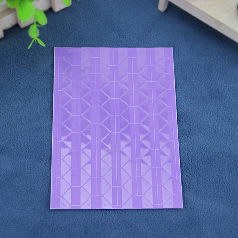 102Pcs/Sheet Pvc Foto Ablum Hoek Stickers Diy Hoek Scrapbook Papier Fotoalbums Frame Foto Decoratieve: Purple