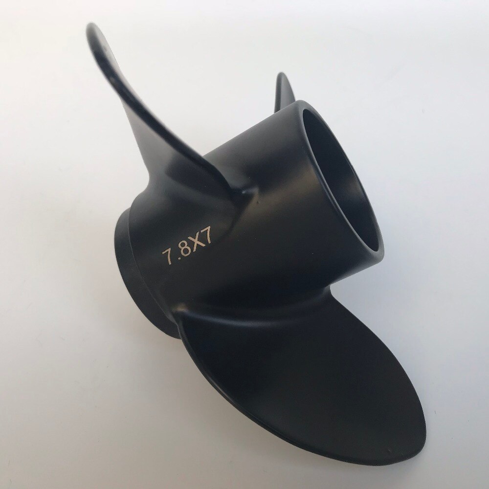 7.8x7 fo 5 hp tohatsu ALUMINIUM Propeller Tohatsu propeller marine propeller 12 tand spline