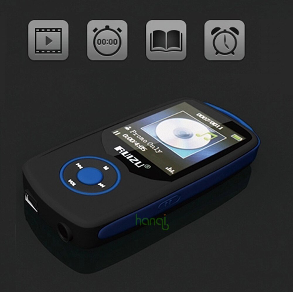 Originele RUIZU X06 4 GB Bluetooth Sport MP3 Speler 1.8 Inch Scherm Lossless Recorder Muziekspeler Ondersteuning FM e-book