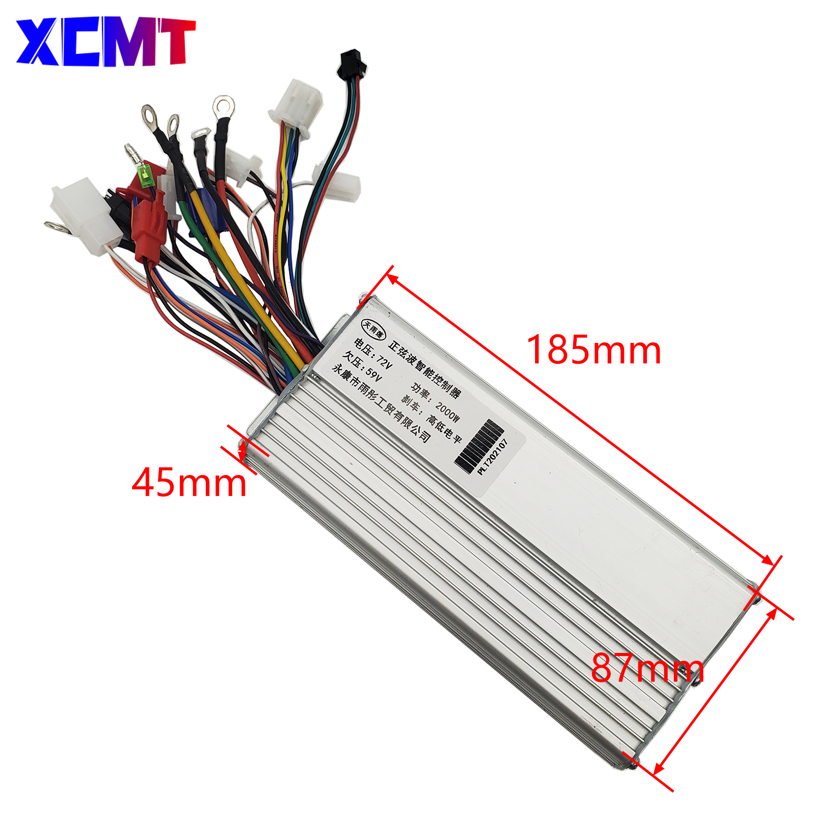 Elektrische Scooter Drie-Speed Sinus Controller 60V 1500W 2000W 72V 2000W voor Citycoco gemodificeerde Accessoires Onderdelen: Rood