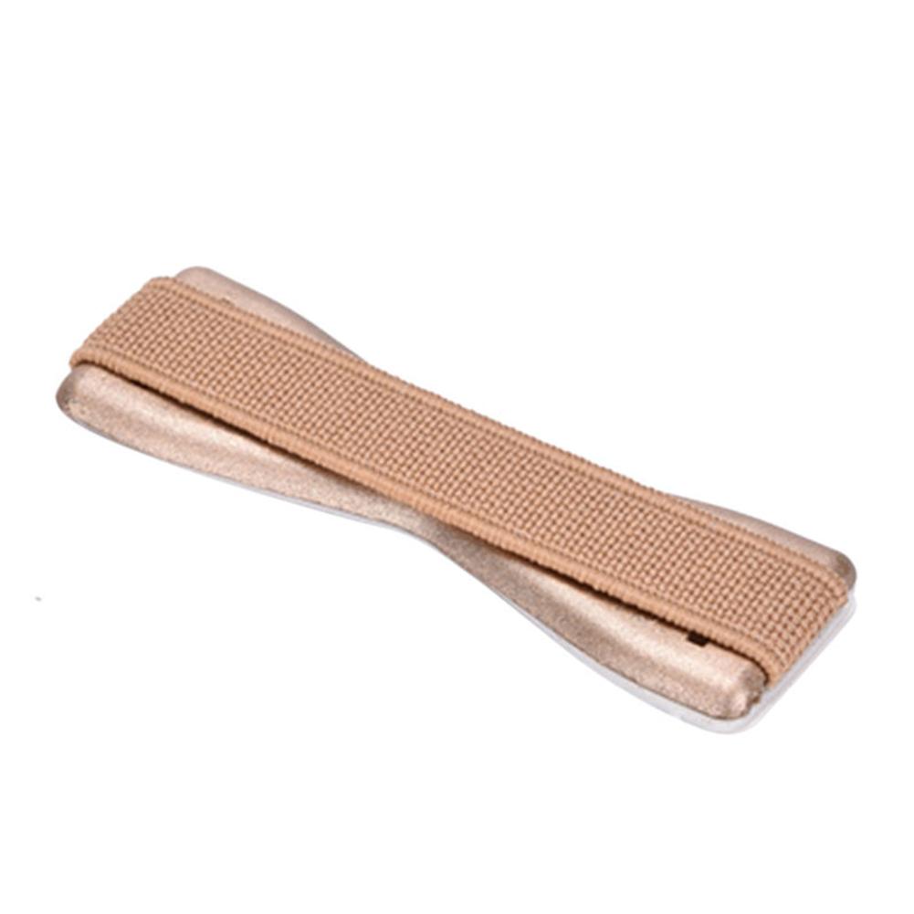 For Apple iPhone Finger Phone Grip Elastic Band Strap Universal Phone Holder for Mobile Phones Tablets Anti slip: Gold