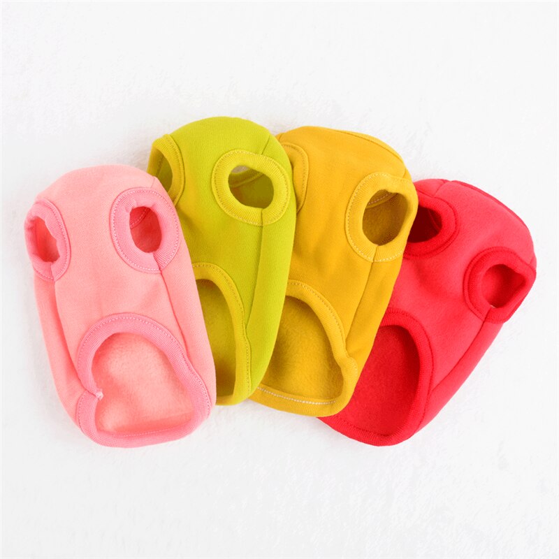 Cute Mini Cat Dog Vest Newborn Puppy Tiny Clothes Soft Pet Milk Dog Shirt Vest Costume XXS XS for Teacup Poodle Rabbit