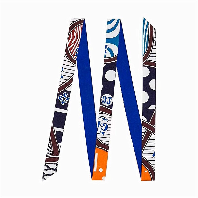 Nouvelle multifonctionnel foulard en soie 200 cm Skinny écharpe femmes sac rubans femme ceinture foulards et enveloppes pour dames: 4