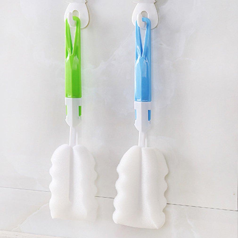 Brosses pour biberons | Éponge douce à manche Long, brosses pour biberons, outil ménager, poignée éponge, brosse souple pour nettoyer divers gobelets