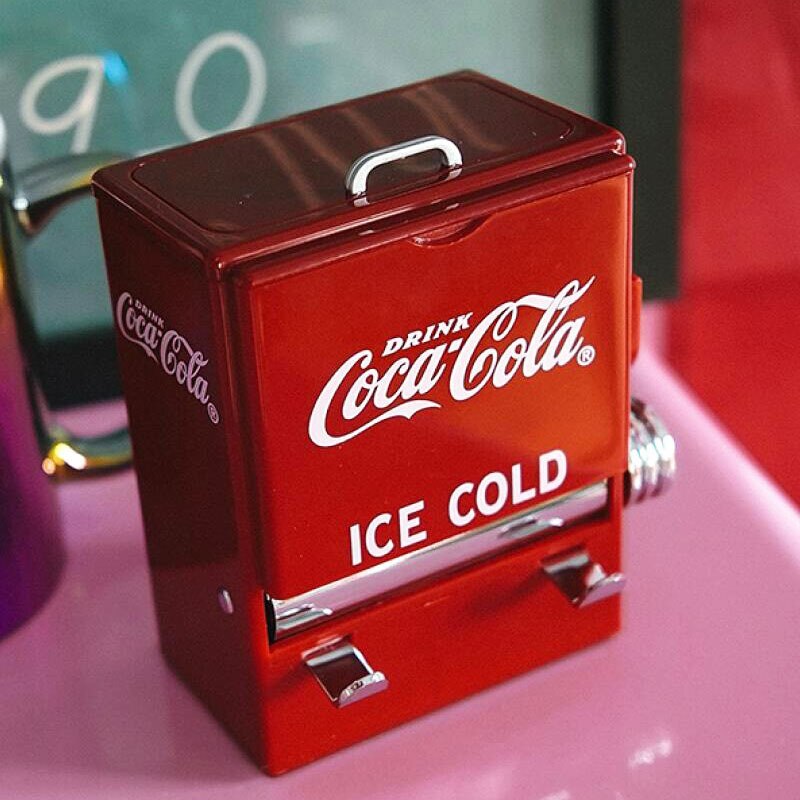 Retro Cola Automatische Tandenstoker Houder Pocket Kleine Tandenstoker Opbergdoos Dispenser Secret Stash Keuken Accessoires Home Decor