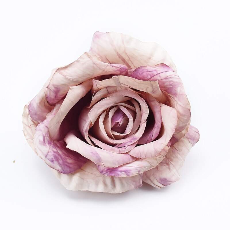 3 st heminredningstillbehör dekorativa blommor kransar rosor blomma vägg diy box brud handled blomma konstgjorda blommor: 7