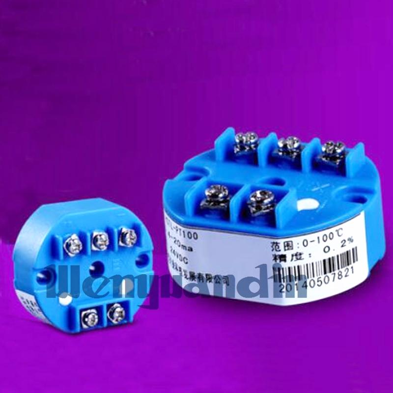 Range -5 To 300 Celcius 12~24VDC Output 4-20MA 0-5V 0-10V PT100 RTD Temperature Sensors Transmitter Module