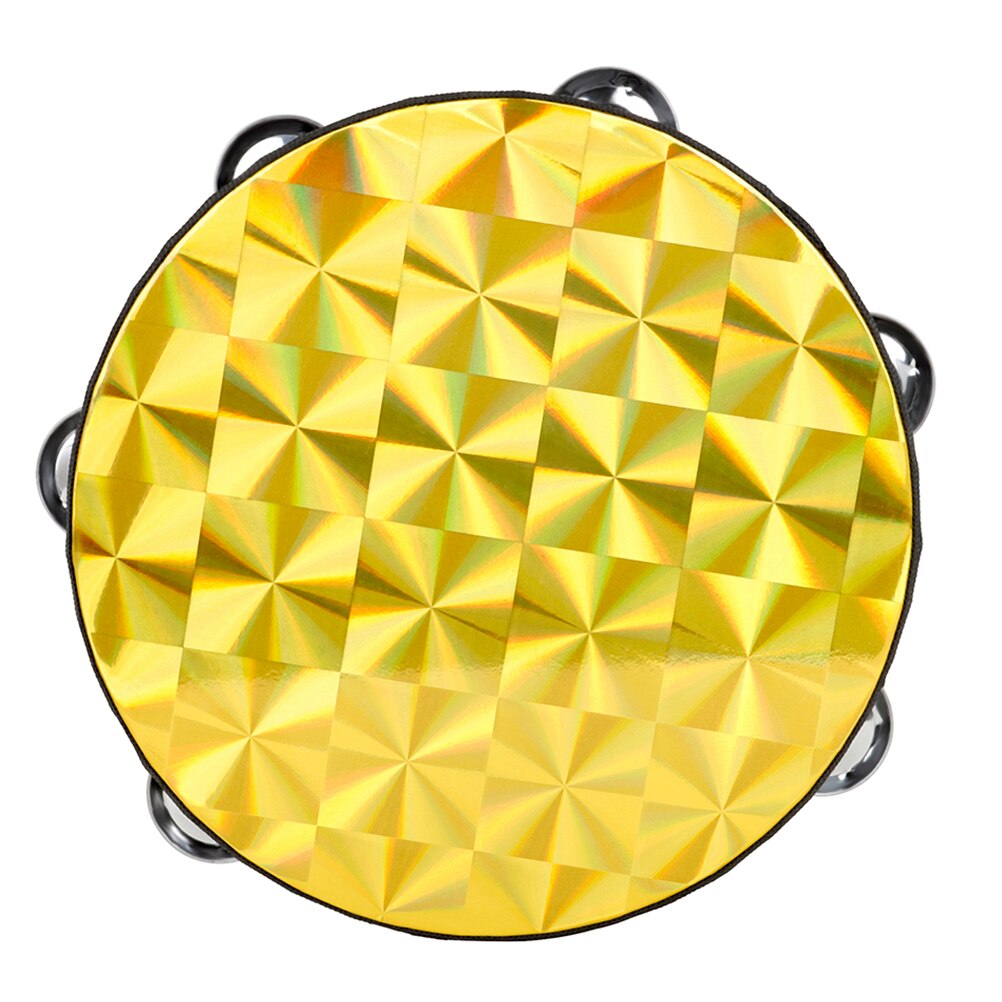 Bell Drum Percussion Hand Drum Percussion Instrument Hand Tambourine for Playing