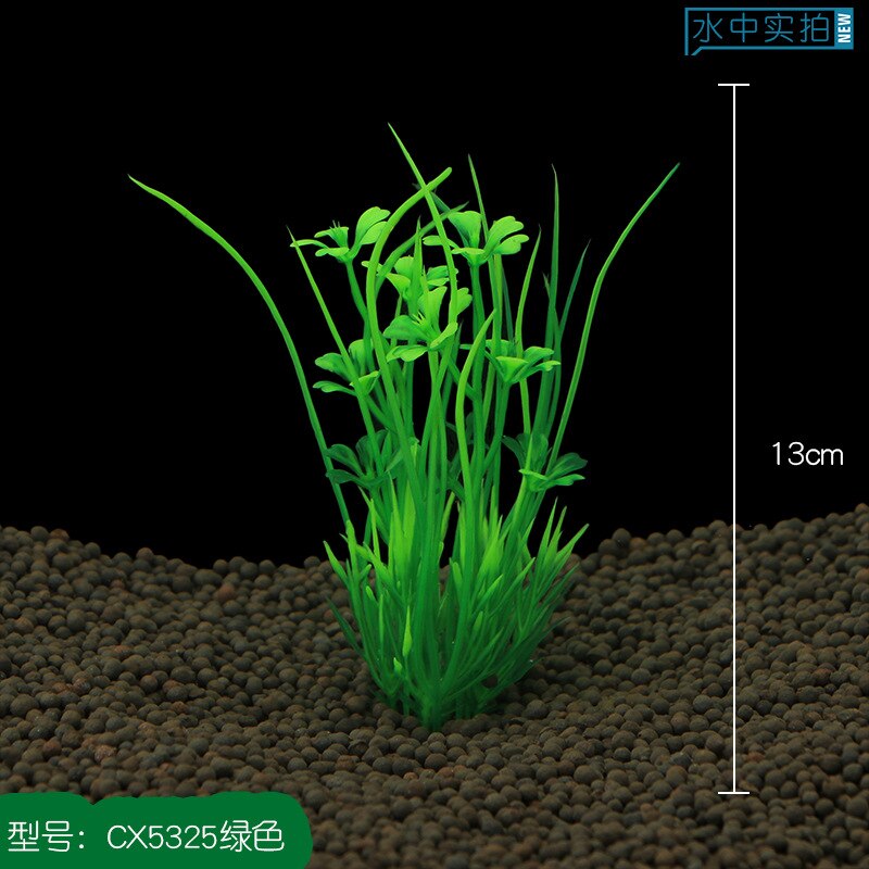 13 cm 1 kunstgras aquarium decoratie landschap waterplant groene sierplanten woonaccessoires: 3