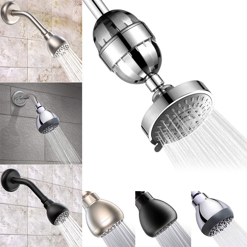 High Pressure Shower Head 3 Inch Anti-leak Showerhead with Adjustable Swivel Ball Joint J99Store