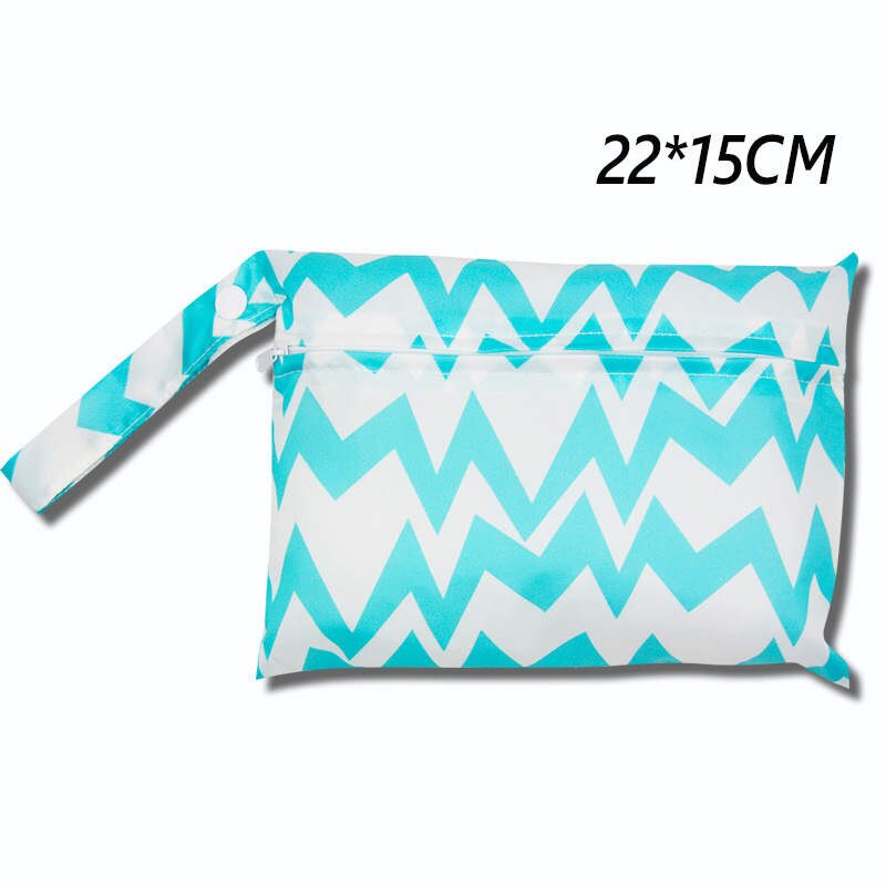 Warmom Wasserdichte Windel Tasche Baby Ausflug Windel Lagerung Tasche Baby Kinderwagen Hängenden Beutel Mehrweg Nass Trocken Tasche Druck Tasche Taschen: T9