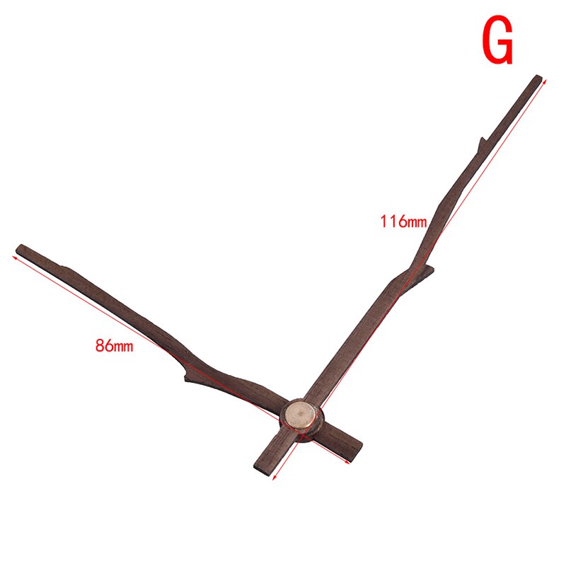1PC Wooden Pointers DIY Wall Clock Hands 12 inch Clock Needle Quartz Replace Parts: G