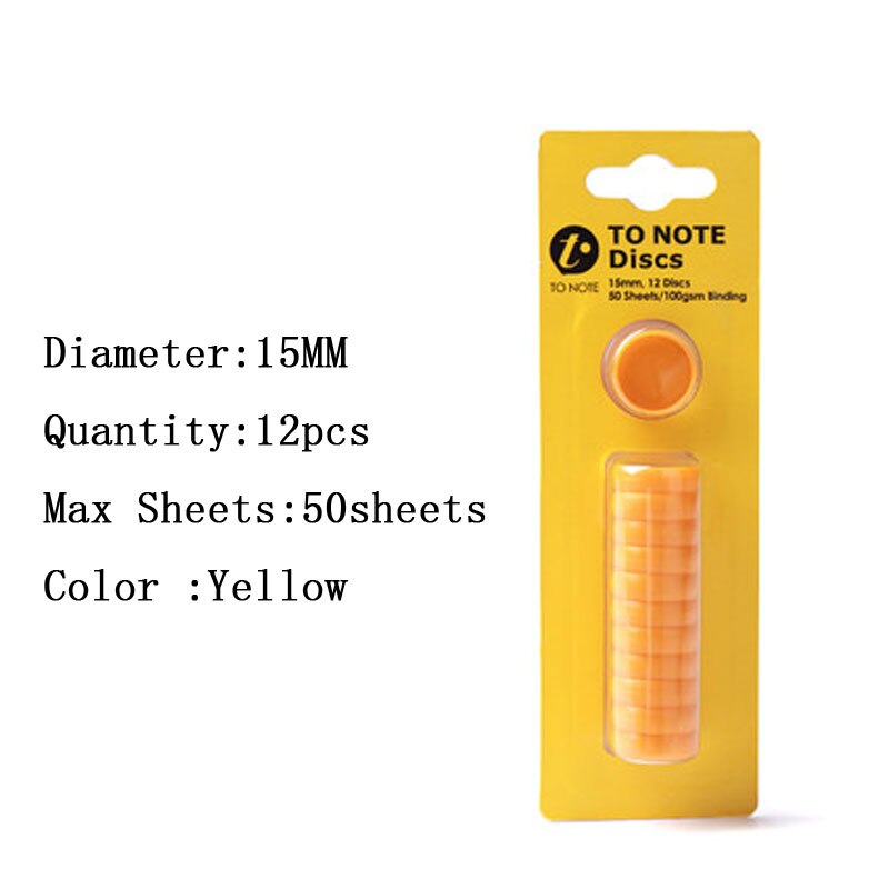 T Mushroom Hole Disc Binding Loose-Leaf Puncher Adjustable 12-Hole Punch Disc Bound Notebook Crafts and Scrapbooking Punchers: 4