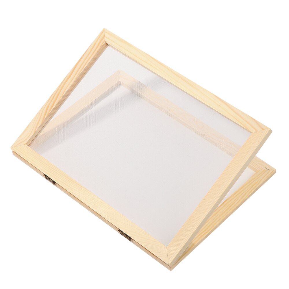 9 Size Paper Making Mould Frame DIY Papermaking Paper Making Screen Learning Wood Handcraft Wooden Mesh Mold