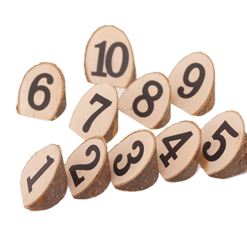 Lot de 10 trombones créatifs en bois original, pour Album Message, en bois naturel avec Clips numériques, Clips de décoration