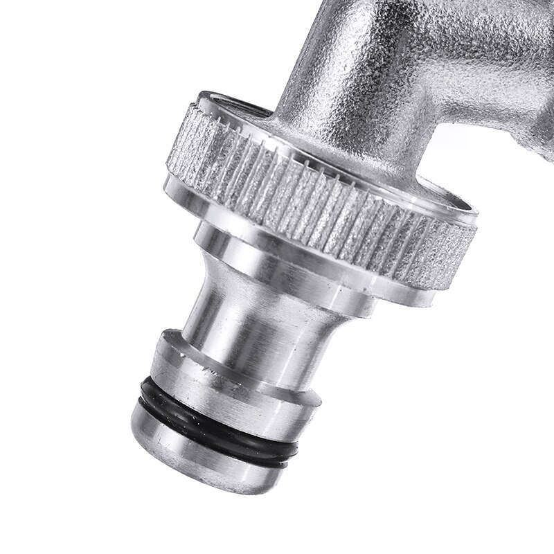 1pc Outside Tap for Garden Irrigation 1/2" BSP Lever Outside Garden Tap Brass Nickle Plated Automatic Watering