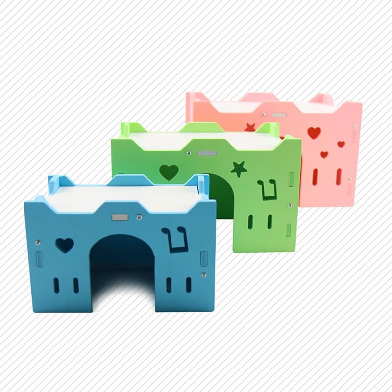Hamster planque bricolage petit Animal maison hérisson cochon d'inde Totoro nid Animal grotte drôle Hamster accessoire
