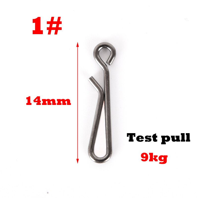 50Pcs/Lot Stainless Steel pin Hanging Snap Tackle Tools connector pin brooch fishing swivels Accessories tackle fishhooks 6025: 01