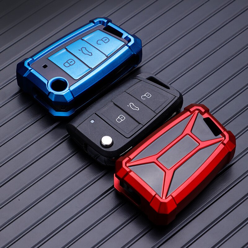 Tpu autosleutelhoesje voor volkswagen vw golf 7 mk7 seat ibiza leon  fr 2 altea aztec skoda octavia sleutelhanger accessoires