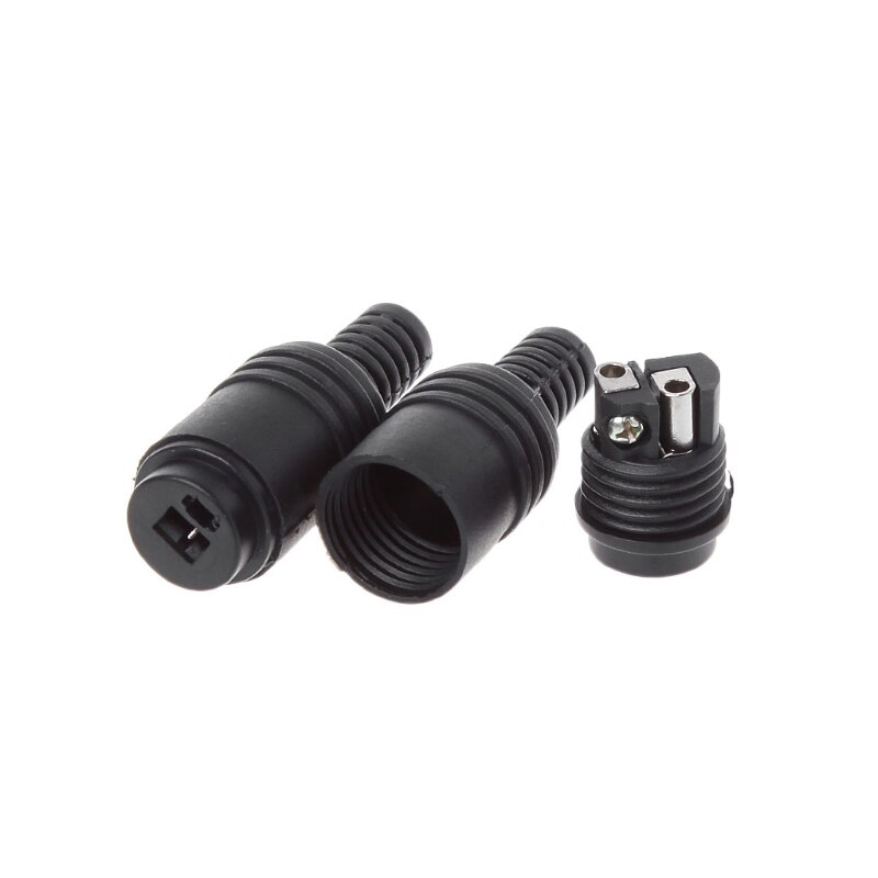 10 Pcs 2 Pin DIN Speaker Plug 2-Pin Plug Hifi Loudspeaker Cable Solder Connector